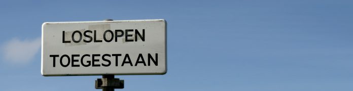 LOSLOPEN TOEGESTAAN